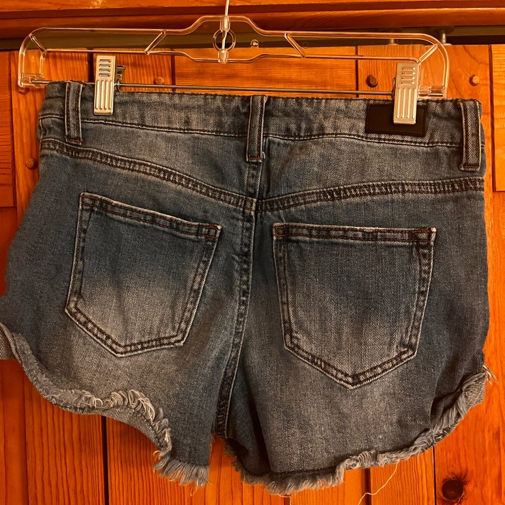 Denim shorts